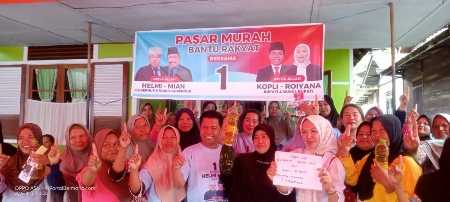 Bukti Nyata Paslon 01, Gelar Pasar Murah Disambut Meriah Masyarakat Lebong Bukti Nyata Paslon 01, Gelar Pasar Murah Disambut Meriah Masyarakat Lebong