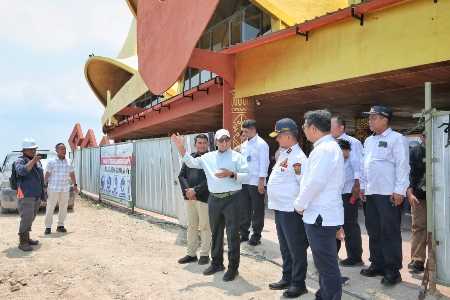 Pj. Gubernur Lampung Tinjau Progres Pembangunan Kawasan Bakauheni Harbour City Pj. Gubernur Lampung Tinjau Progres Pembangunan Kawasan Bakauheni Harbour City