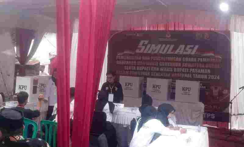 KPU Pasaman Laksanakan Simulasi Pemungutan Suara Pilkada 2024 KPU Pasaman Laksanakan Simulasi Pemungutan Suara Pilkada 2024