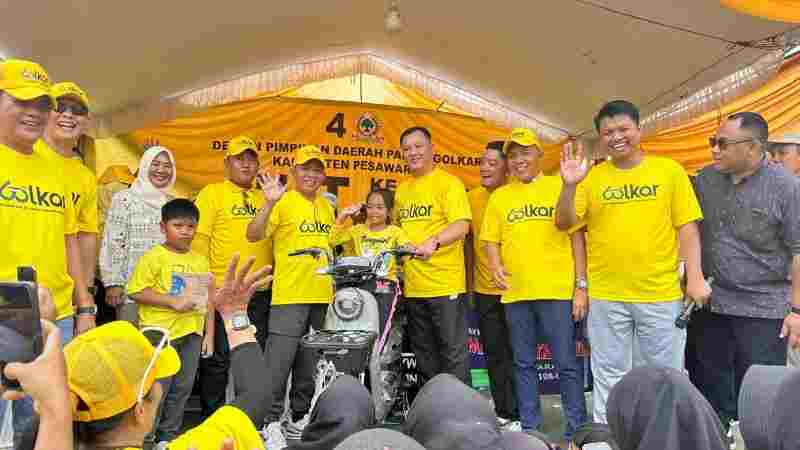 HUT ke-60 Tahun, Partai Golkar Pesawaran Semakin Solid Mendukung Paslon 01 HUT ke-60 Tahun, Partai Golkar Pesawaran Semakin Solid Mendukung Paslon 01