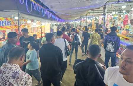 Polres Simalungun Razia Pasar Malam Polres Simalungun Razia Pasar Malam