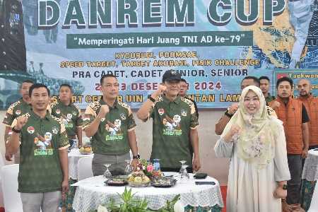 Liga Pelajar Taekwondo Danrem Cup 2024, Resmi Dibuka Danrem 043/Gatam Liga Pelajar Taekwondo Danrem Cup 2024, Resmi Dibuka Danrem 043/Gatam