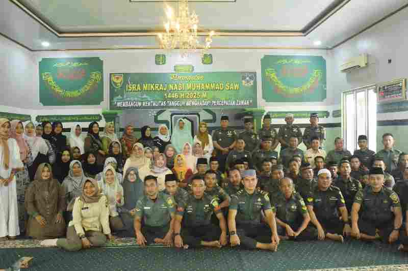 Kodim 0426 TB, Gelar Peringatan Isra Mi’raj Nabi Muhammad SAW 1446 H TA 2025 Kodim 0426 TB, Gelar Peringatan Isra Mi’raj Nabi Muhammad SAW 1446 H TA 2025