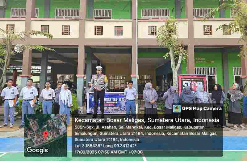 Sat Lantas Gelar Sosialisasi Keselamatan Berkendara di SMK Satria Budi Perdagangan Sat Lantas Gelar Sosialisasi Keselamatan Berkendara di SMK Satria Budi Perdagangan