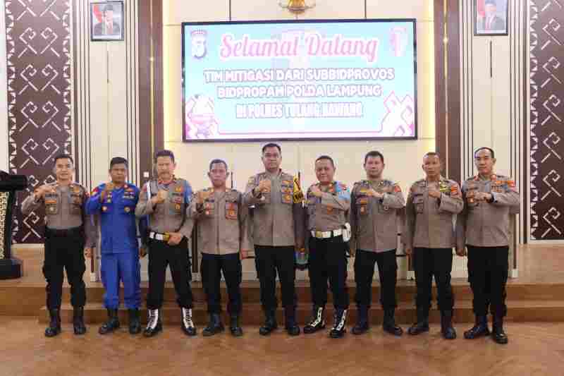 Propam Polda Lampung Lakukan Mitigasi di Polres Tulang Bawang, Kompol David Paparkan Tujuannya Propam Polda Lampung Lakukan Mitigasi di Polres Tulang Bawang, Kompol David Paparkan Tujuannya