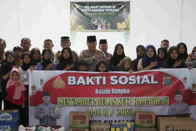 Kapolres Simalungun Gelar Bakti Sosial Safari Ramadhan di Panti Asuhan Islamic Center Kapolres Simalungun Gelar Bakti Sosial Safari Ramadhan di Panti Asuhan Islamic Center