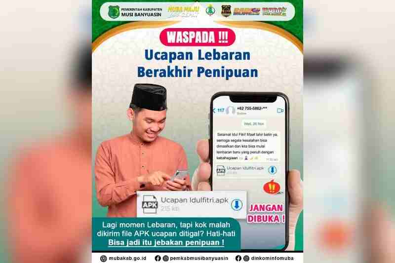 Musi Banyuasin Siaga Cyber: Kadis Kominfo Ingatkan Masyarakat Waspada Ancaman Sibernetika Menjelang Idul Fitri Musi Banyuasin Siaga Cyber: Kadis Kominfo Ingatkan Masyarakat Waspada Ancaman Sibernetika Menjelang Idul Fitri