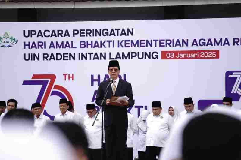 UIN RIL Peringati Hari Amal Bhakti ke-79 Kemenag RI dengan Upacara Khidmat UIN RIL Peringati Hari Amal Bhakti ke-79 Kemenag RI dengan Upacara Khidmat