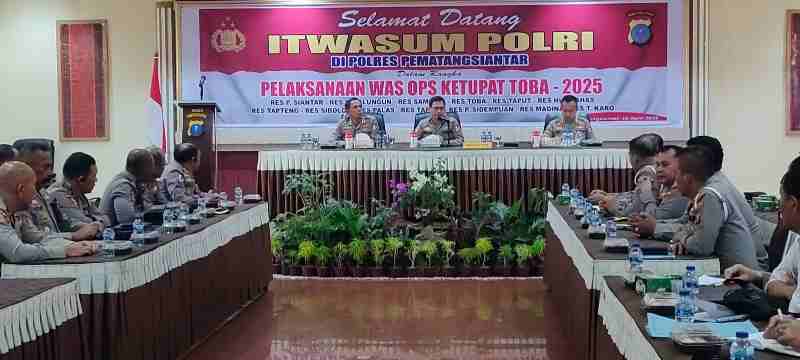 Kapolres Simalungun Dampingi Kunjungan Tim Itwasum Polri Kapolres Simalungun Dampingi Kunjungan Tim Itwasum Polri