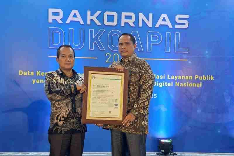 Muba Makin Digital, Disdukcapil Sabet Sertifikasi SMKI ISO 27001 Muba Makin Digital, Disdukcapil Sabet Sertifikasi SMKI ISO 27001