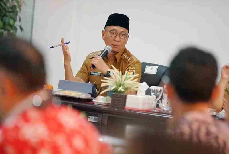 Gubernur Mirza Pimpin Rapat Lanjutan Pelaksanaan Desk Renstra Perangkat Daerah 2025-2029 Gubernur Mirza Pimpin Rapat Lanjutan Pelaksanaan Desk Renstra Perangkat Daerah 2025-2029