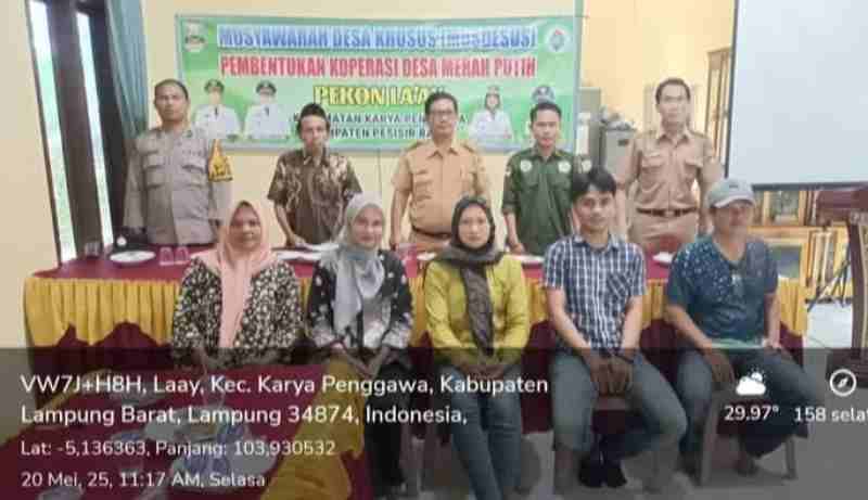 Kopdes MP Pekon Laay Resmi Terbentuk Kopdes MP Pekon Laay Resmi Terbentuk