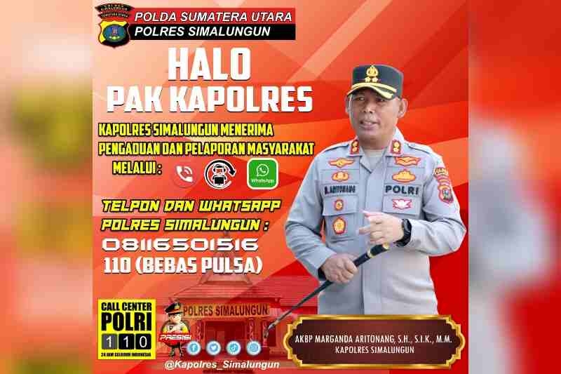 AKBP Marganda Perintahkan Pengecekan Dugaan Praktik Perjudian Melalui Program Hallo Kapolres AKBP Marganda Perintahkan Pengecekan Dugaan Praktik Perjudian Melalui Program Hallo Kapolres