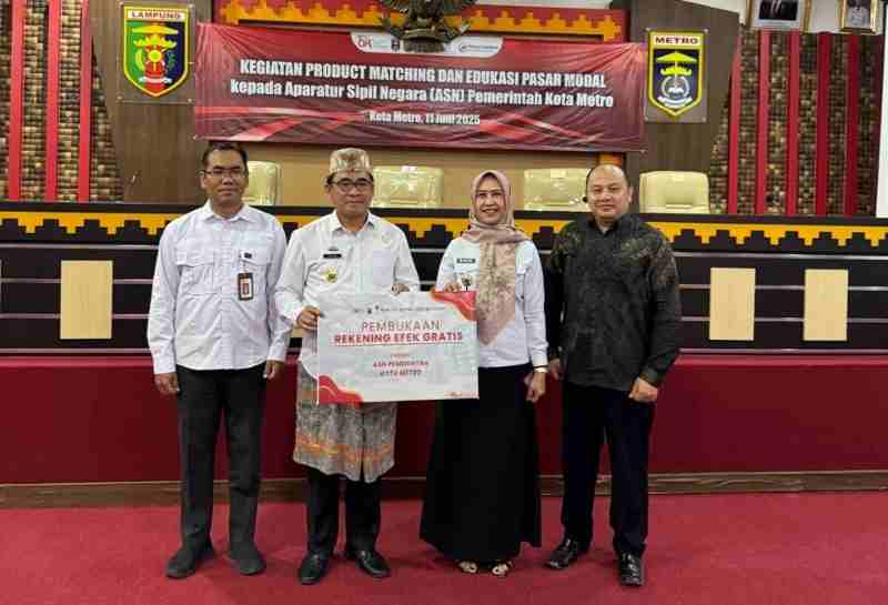 Sinergi OJK dan Pemkot Metro Dorong ASN Melek Investasi dan Inklusif dalam Pasar Modal Sinergi OJK dan Pemkot Metro Dorong ASN Melek Investasi dan Inklusif dalam Pasar Modal