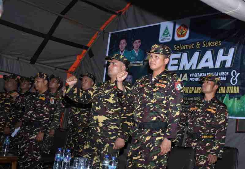 Perkuat Silaturahmi, GP Ansor Sumut Gelar Kemah Aswaja di Bangun Purba Perkuat Silaturahmi, GP Ansor Sumut Gelar Kemah Aswaja di Bangun Purba