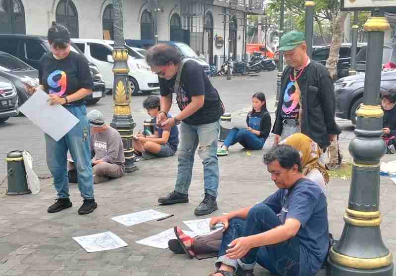 Semarang Sketchwalk Merayakan HUT ke-10 Gelar Tasyakuran dan Nyeket Bareng Semarang Sketchwalk Merayakan HUT ke-10 Gelar Tasyakuran dan Nyeket Bareng