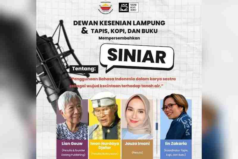 DKL Gandeng Komunitas Tapis, Kopi dan Buku Taja Siniar Bareng Lian Gouw DKL Gandeng Komunitas Tapis, Kopi dan Buku Taja Siniar Bareng Lian Gouw