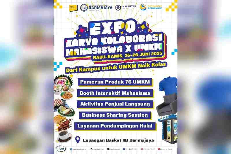 Expo Karya Kolaborasi Mahasiswa x UMKM: Langkah Nyata Darmajaya Dukung UMKM Naik Kelas Expo Karya Kolaborasi Mahasiswa x UMKM: Langkah Nyata Darmajaya Dukung UMKM Naik Kelas