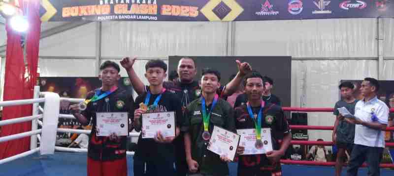 Pertina Lamsel Borong 9 Emas di Kejuaraan Tinju Bhayangkara Boxing Clash 2025 Pertina Lamsel Borong 9 Emas di Kejuaraan Tinju Bhayangkara Boxing Clash 2025