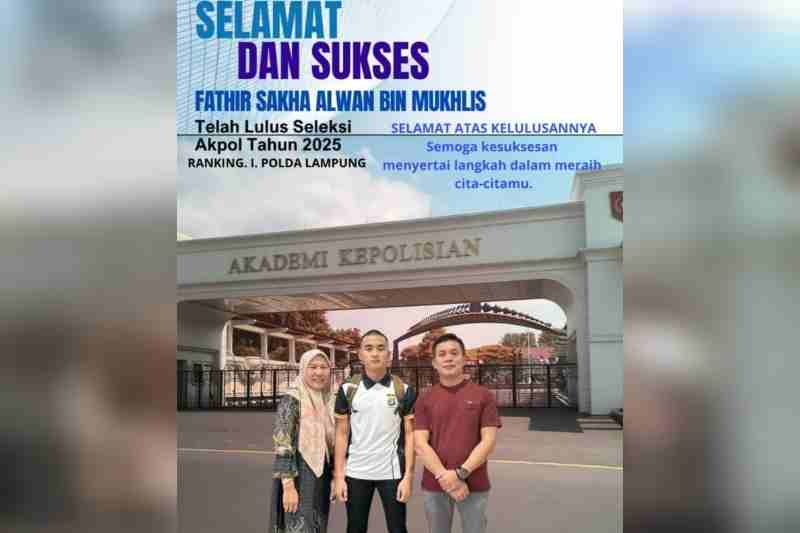 Predikat Sekolah Para Bintang MAN 1 Bandar Lampung, Siswanya Rangking 1 Diterima Akpol 2025 Predikat Sekolah Para Bintang MAN 1 Bandar Lampung, Siswanya Rangking 1 Diterima Akpol 2025