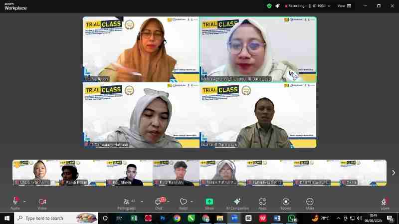 Trial Class Program Studi Sistem Informasi IIB Darmajaya Hadirkan Alumni Inspiratif Trial Class Program Studi Sistem Informasi IIB Darmajaya Hadirkan Alumni Inspiratif