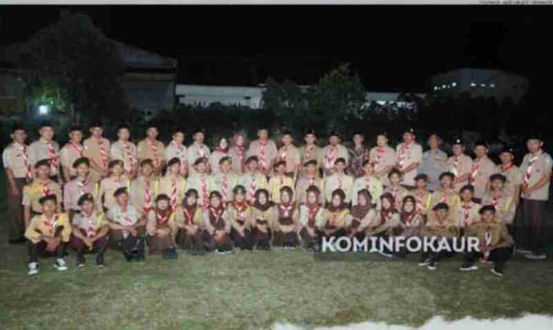 HUT Ke 64 Kwartir 0706 Cabang Gerakan Pramuka Kaur, Laksanakan Renungan dan Ulang Janji HUT Ke 64 Kwartir 0706 Cabang Gerakan Pramuka Kaur, Laksanakan Renungan dan Ulang Janji