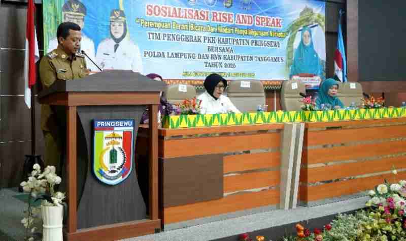 Bupati Pringsewu Buka Sosialisasi Rise and Speak Bupati Pringsewu Buka Sosialisasi Rise and Speak