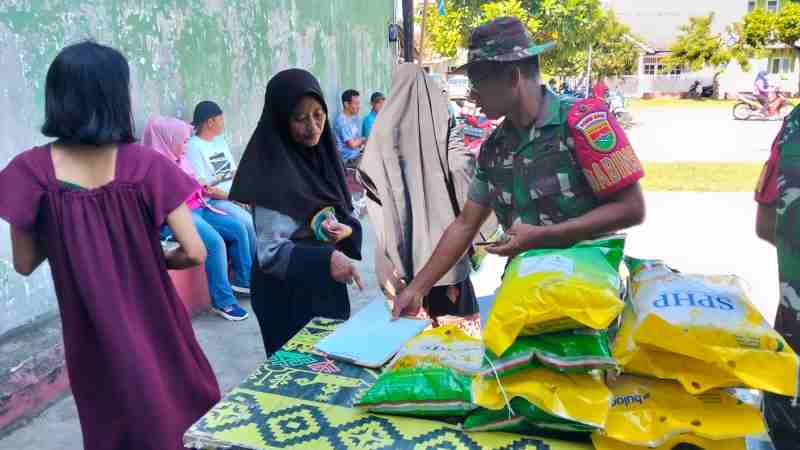 Koramil 410-04/TKT Gelar Gerakan Pangan Murah di Kelurahan Pematang Wangi Koramil 410-04/TKT Gelar Gerakan Pangan Murah di Kelurahan Pematang Wangi