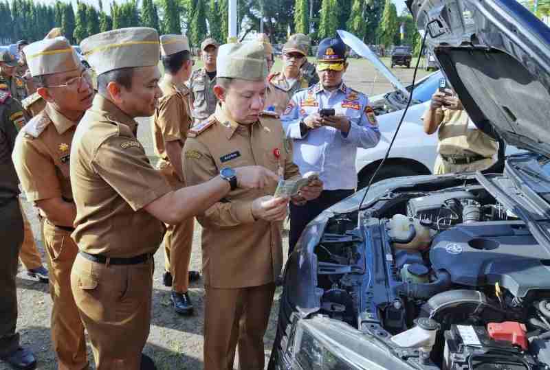 Sekdaprov Marindo: Apel Kendaraan Dinas Wujud Tertib Administrasi dan Good Governance Sekdaprov Marindo: Apel Kendaraan Dinas Wujud Tertib Administrasi dan Good Governance
