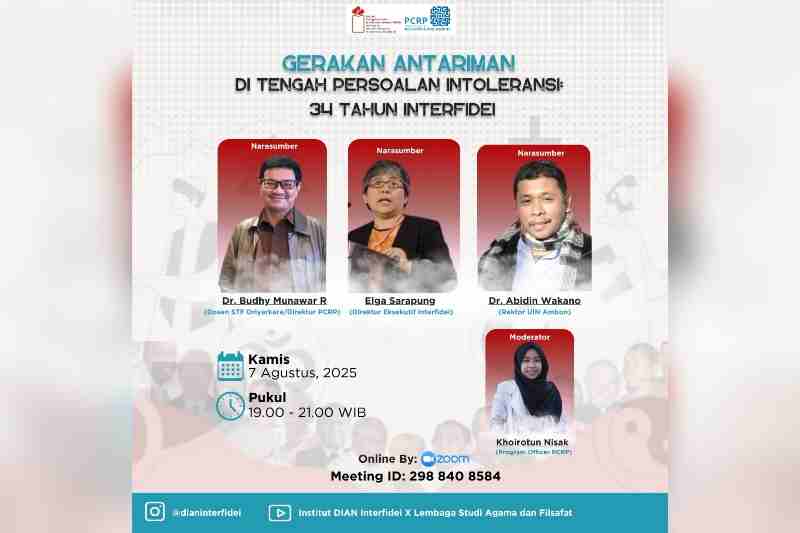 34 Tahun Interfidei: Menjaga Iman di Tengah Derasnya Intoleransi 34 Tahun Interfidei: Menjaga Iman di Tengah Derasnya Intoleransi