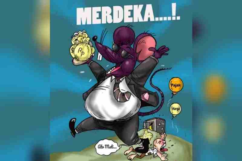 Kartun “Merdeka ato… Mati”: Tiyok Black dan Perlawanan Lewat Goresan Kartun “Merdeka ato… Mati”: Tiyok Black dan Perlawanan Lewat Goresan