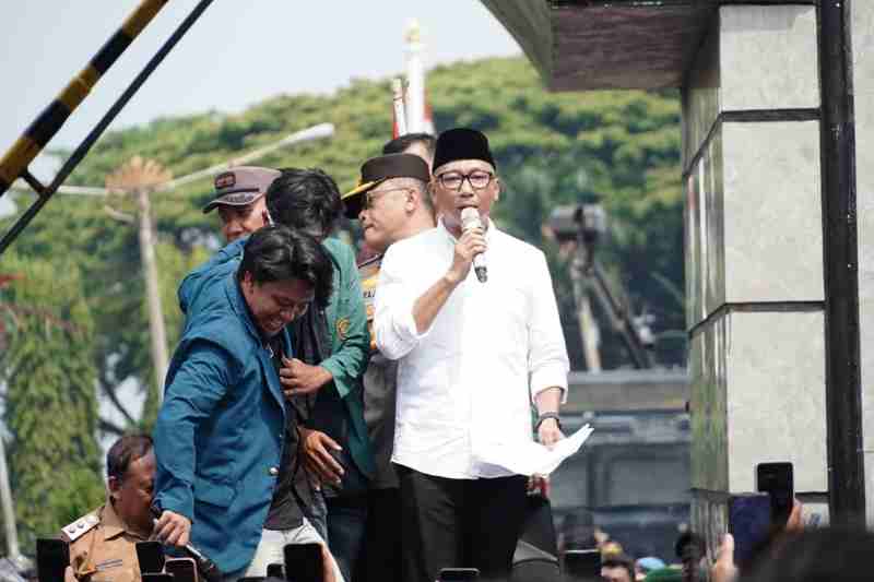 Lampung Kondusif, Ribuan Massa Aksi Mahasiswa Tunjukan Kedewasaan Demokrasi Lampung Kondusif, Ribuan Massa Aksi Mahasiswa Tunjukan Kedewasaan Demokrasi