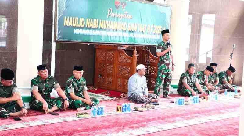 Kodim 0410/KBL Gelar Peringatan Maulid Nabi Muhammad SAW 1447 Hijriah Kodim 0410/KBL Gelar Peringatan Maulid Nabi Muhammad SAW 1447 Hijriah