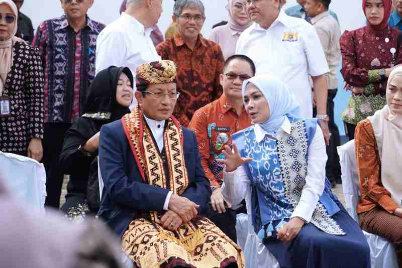 Ketua TP. PKK Provinsi Lampung Dampingi Menag dan Ketua Kadin Resmikan SPPG MusiRaya Rajabasa Ketua TP. PKK Provinsi Lampung Dampingi Menag dan Ketua Kadin Resmikan SPPG MusiRaya Rajabasa
