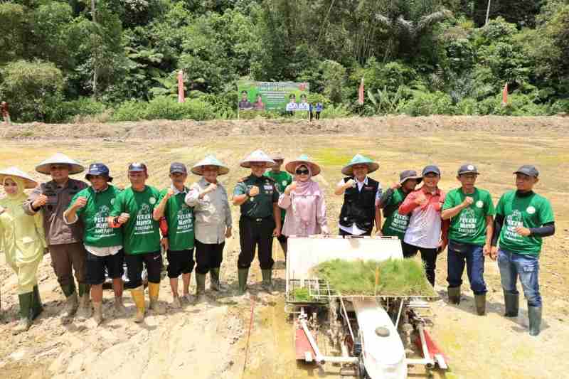 Wujudkan Astacita Presiden, Kajati Lampung Bersama Bupati Lambar Tanam Padi Bersama Warga Wujudkan Astacita Presiden, Kajati Lampung Bersama Bupati Lambar Tanam Padi Bersama Warga