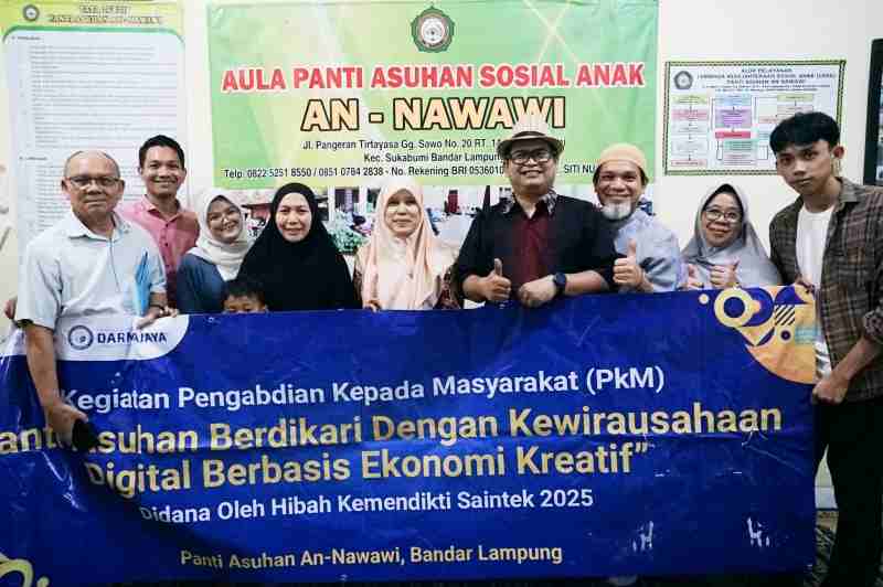 Kemdiktisaintek Dukung Program Pengabdian IIB Darmajaya di Panti Asuhan An-Nawawi Kemdiktisaintek Dukung Program Pengabdian IIB Darmajaya di Panti Asuhan An-Nawawi