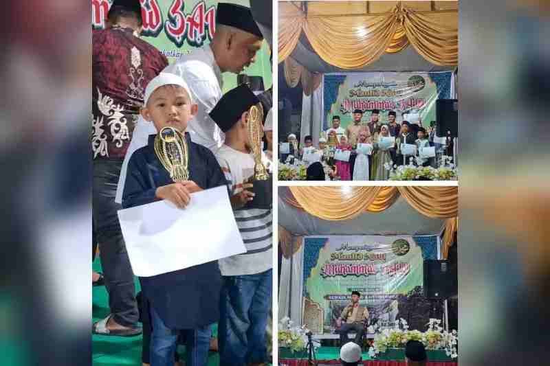 Peringatan Maulid Nabi Muhammad SAW di Mesjid Baiturrahman Berlangsung Meriah dan Penuh Kekhidmatan Peringatan Maulid Nabi Muhammad SAW di Mesjid Baiturrahman Berlangsung Meriah dan Penuh Kekhidmatan