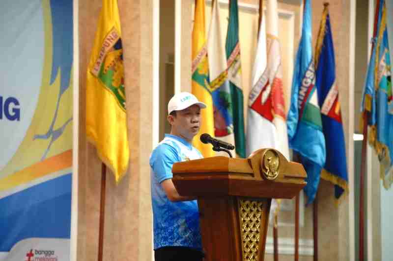 Kontingen Korpri Lampung ke Pornas XVII Dibiayai Iuran Anggota, Bukan APBD Kontingen Korpri Lampung ke Pornas XVII Dibiayai Iuran Anggota, Bukan APBD