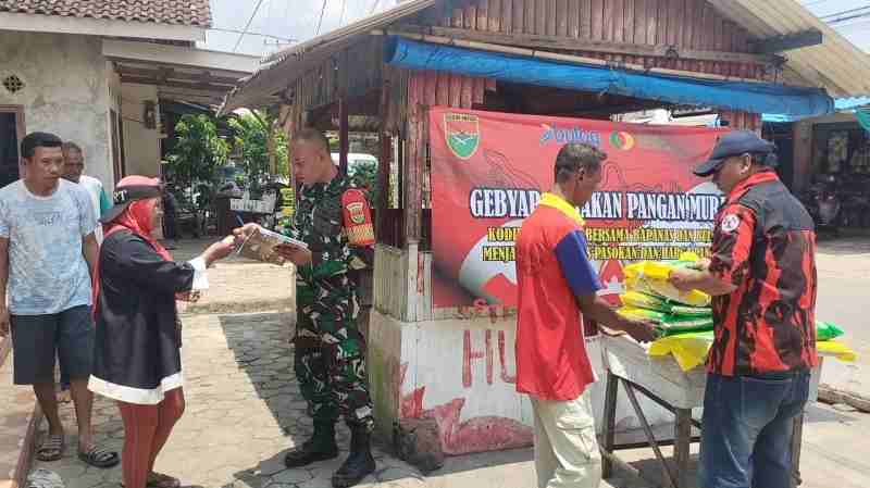 Dukung Program Gerakan Pangan Murah, Koramil 410-04/TKT Kawal Pasokan Harga Pangan Dukung Program Gerakan Pangan Murah, Koramil 410-04/TKT Kawal Pasokan Harga Pangan