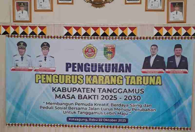 Pengukuhan Karang Taruna Kabupaten Tanggamus, Menjadi Mitra Strategis Pemerintah Daerah Pengukuhan Karang Taruna Kabupaten Tanggamus, Menjadi Mitra Strategis Pemerintah Daerah