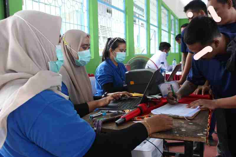 Tahap Lanjutan Pencegahan TBC: Warga Binaan Lapas Kotaagung Jalani Pemeriksaan Rontgen Tahap Lanjutan Pencegahan TBC: Warga Binaan Lapas Kotaagung Jalani Pemeriksaan Rontgen