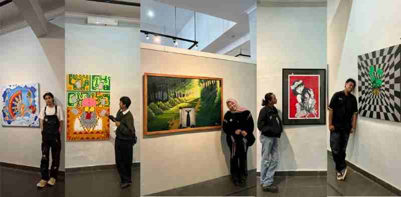 Bikin Bangga Kampus, 6 Mahasiswa DKV Tembus Pameran Nasional Seni Rupa di Taman Budaya Bikin Bangga Kampus, 6 Mahasiswa DKV Tembus Pameran Nasional Seni Rupa di Taman Budaya