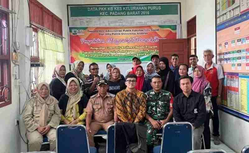 Dosen Administrasi Publik FISIP UNAND Gelar Pengabdian Masyarakat di Kel. Purus Kota Padang Dosen Administrasi Publik FISIP UNAND Gelar Pengabdian Masyarakat di Kel. Purus Kota Padang