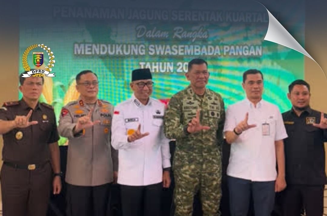 DPRD Lampung Turut Dukung Swasembada Pangan, Ahmad Basuki Hadiri Peresmian Gudang Polri DPRD Lampung Turut Dukung Swasembada Pangan, Ahmad Basuki Hadiri Peresmian Gudang Polri