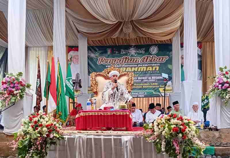 Ribuan Jamaah Hadiri Pengajian Akbar Gus Abbas di PP Ar Rahman Pringsewu Ribuan Jamaah Hadiri Pengajian Akbar Gus Abbas di PP Ar Rahman Pringsewu