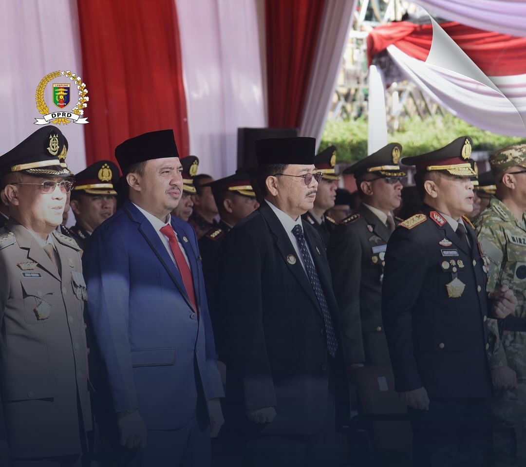 DPRD Lampung Hadiri Upacara HUT TNI ke-80, Tegaskan Sinergi dalam Menjaga Stabilitas Daerah DPRD Lampung Hadiri Upacara HUT TNI ke-80, Tegaskan Sinergi dalam Menjaga Stabilitas Daerah