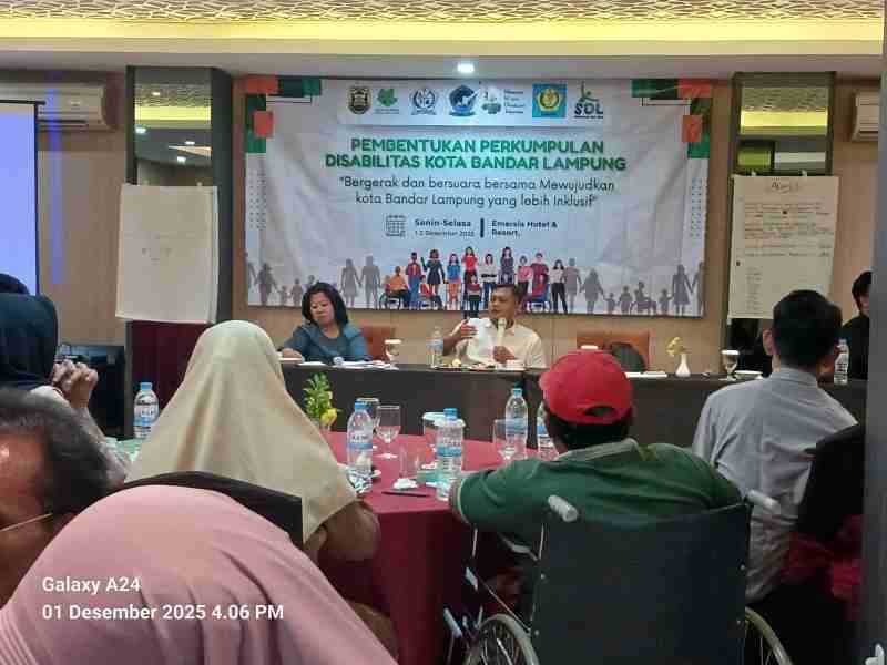 Empat Puluh Komunitas Disabilitas Bandar Lampung Bentuk Perkumpulan Empat Puluh Komunitas Disabilitas Bandar Lampung Bentuk Perkumpulan