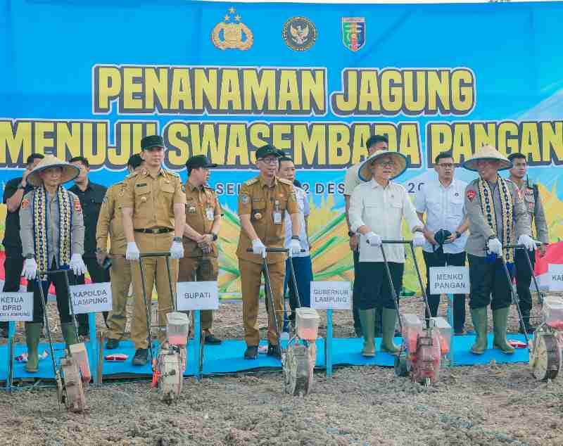 Pemprov Lampung Dukung Program Ketahanan Pangan Nasional Pemprov Lampung Dukung Program Ketahanan Pangan Nasional