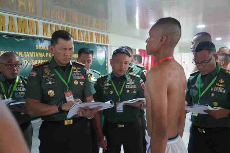 Pangdam XXI/RI Pimpin Sidang Panitia Pusat Penerimaan Tamtama PK Gelombang III TA 2025 di Bandar Lampung Pangdam XXI/RI Pimpin Sidang Panitia Pusat Penerimaan Tamtama PK Gelombang III TA 2025 di Bandar Lampung