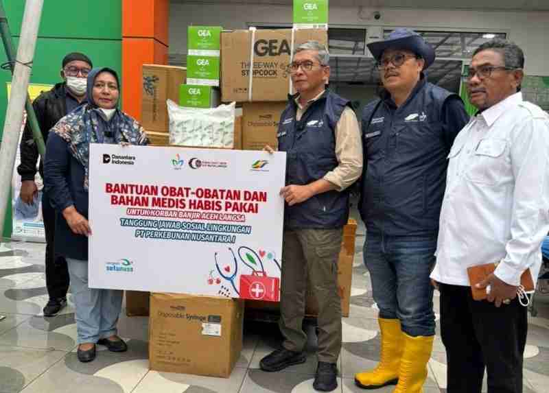PTPN I Kontinu Salurkan Bantuan Obat dan Logistik ke Aceh Tamiang PTPN I Kontinu Salurkan Bantuan Obat dan Logistik ke Aceh Tamiang